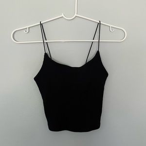 Black Cami Crop Top